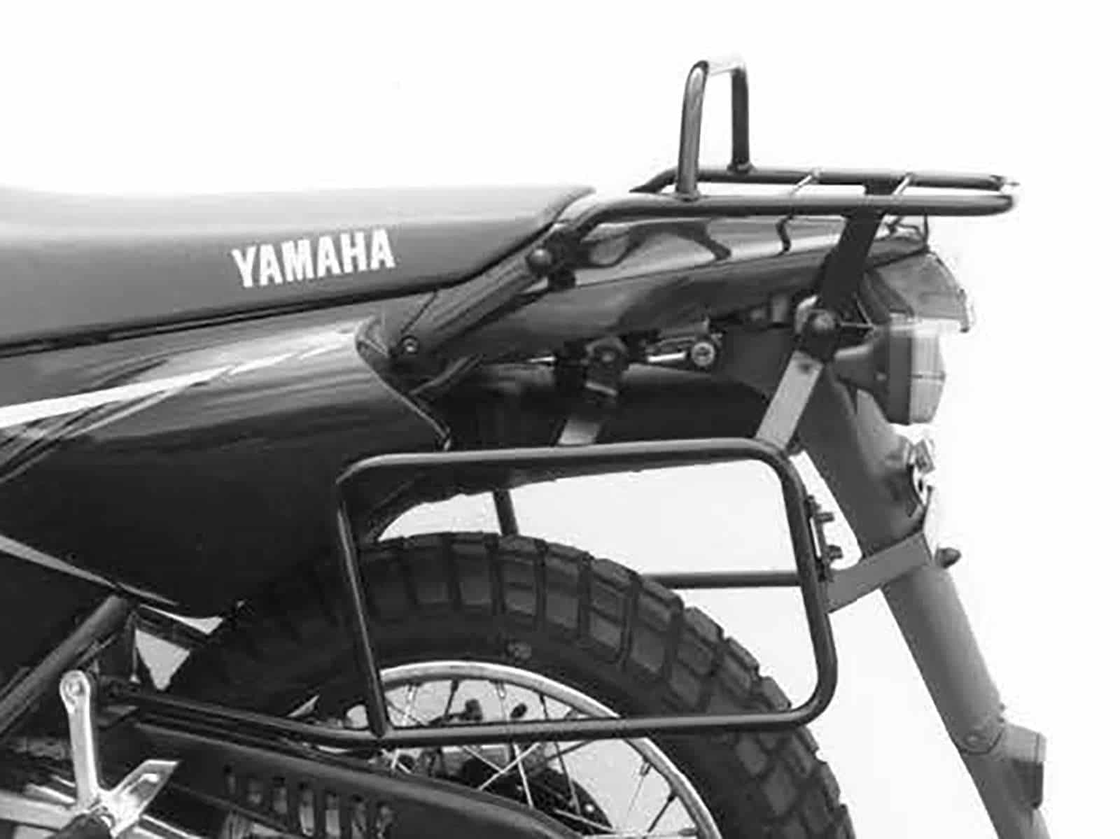 Complete carrier set (side- and topcase carrier) black for Yamaha XT 600 E (1995-2003)