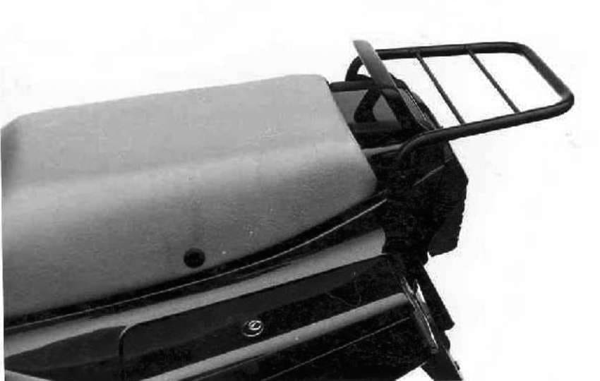 Topcase carrier tube-type black for BMW K 1 (1989-1993)
