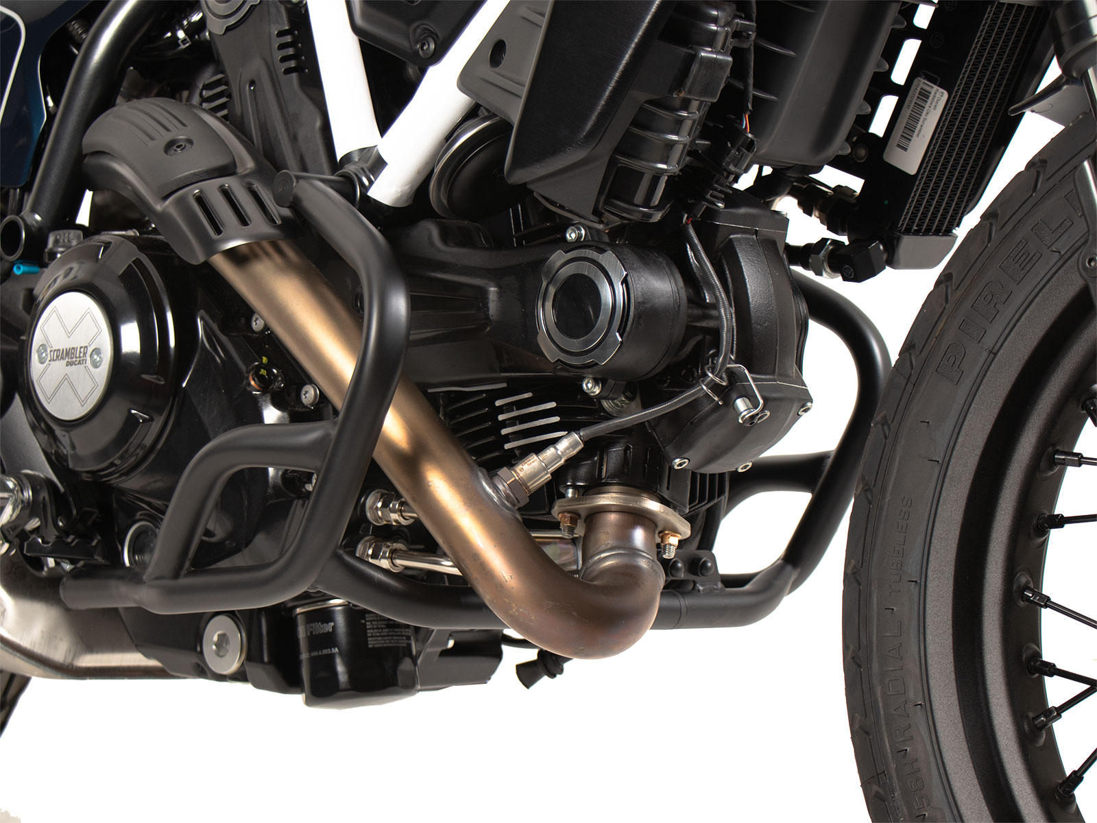 Engine protection bar black for Ducati Scrambler 800 Icon (2023-)