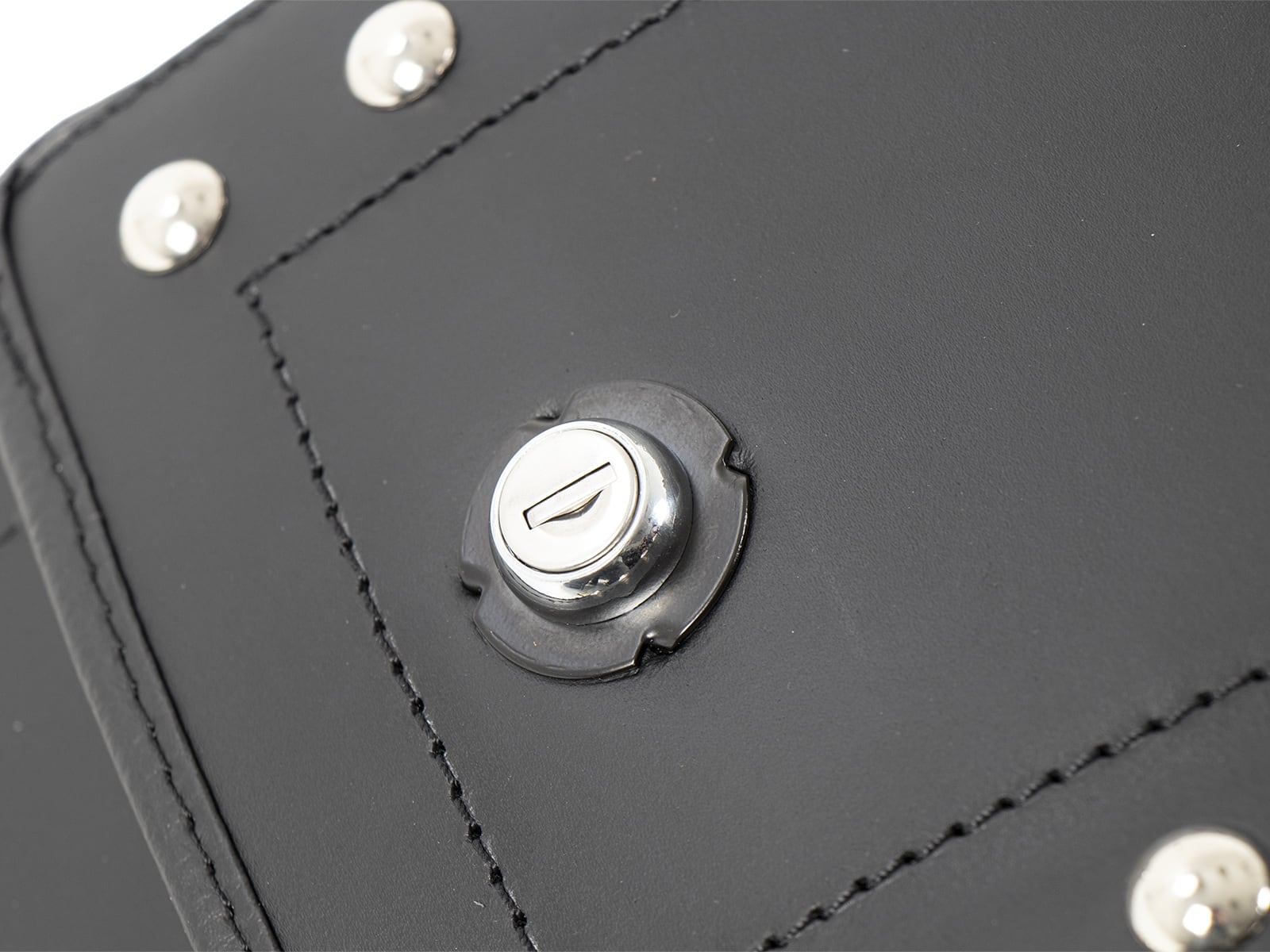 Ivory leather bag set black for C-Bow holder