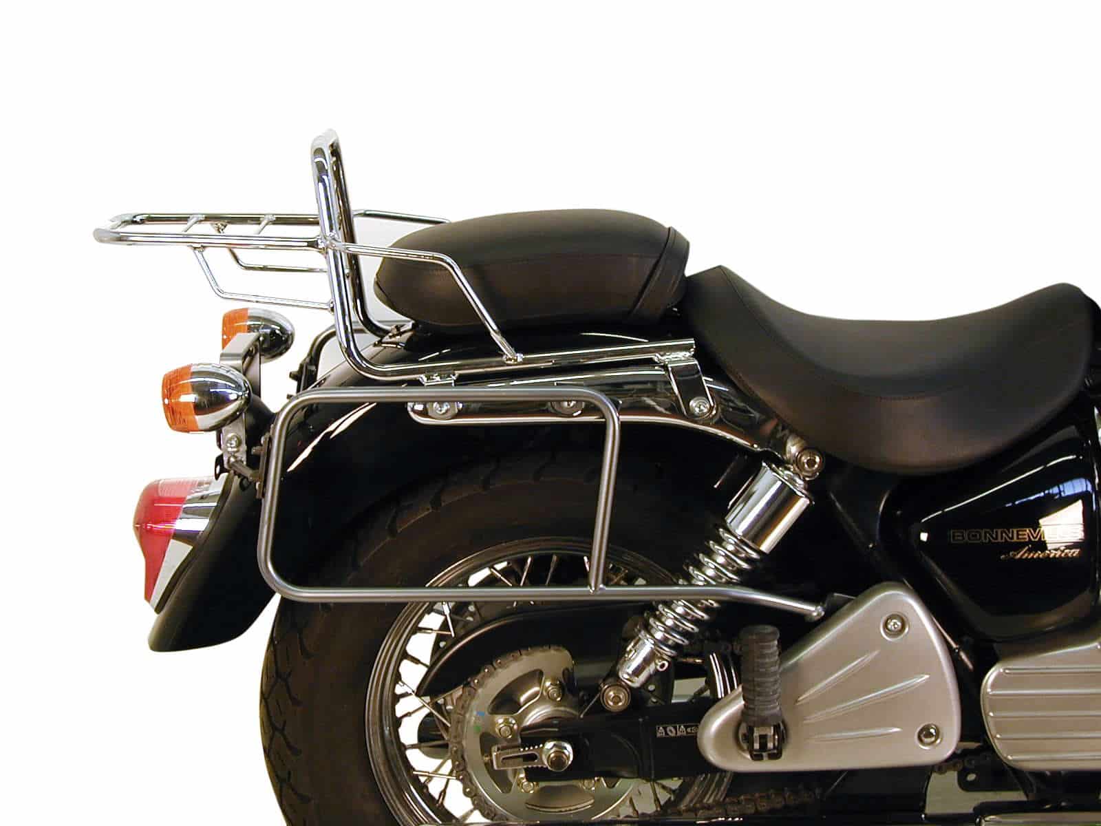 Sidecarrier permanent mounted chrome for Triumph Bonneville Amerika/Speedmaster (2005-2010)
