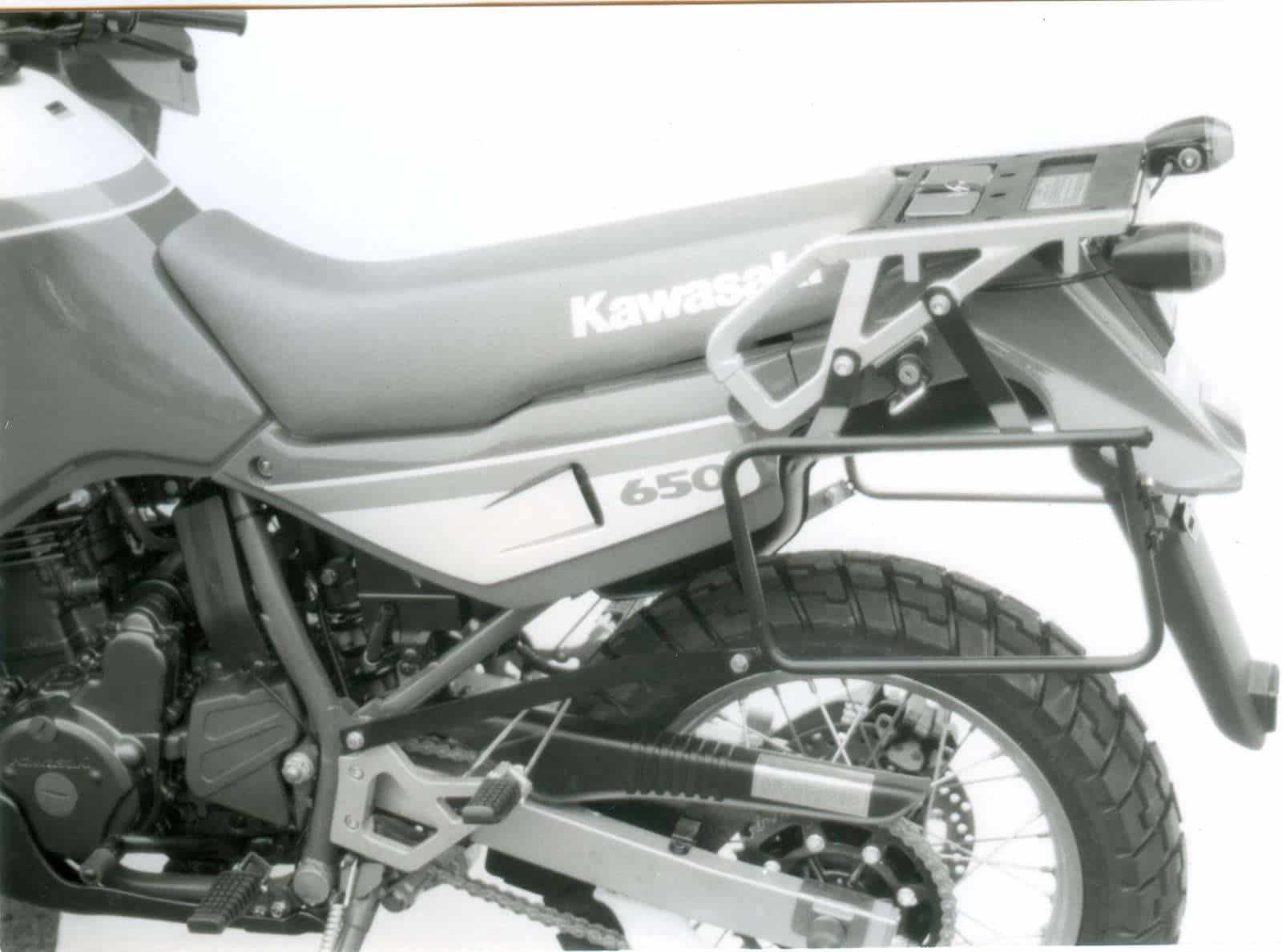 Sidecarrier permanent mounted black for Kawasaki KLR 650 Tengai (1989-1991)