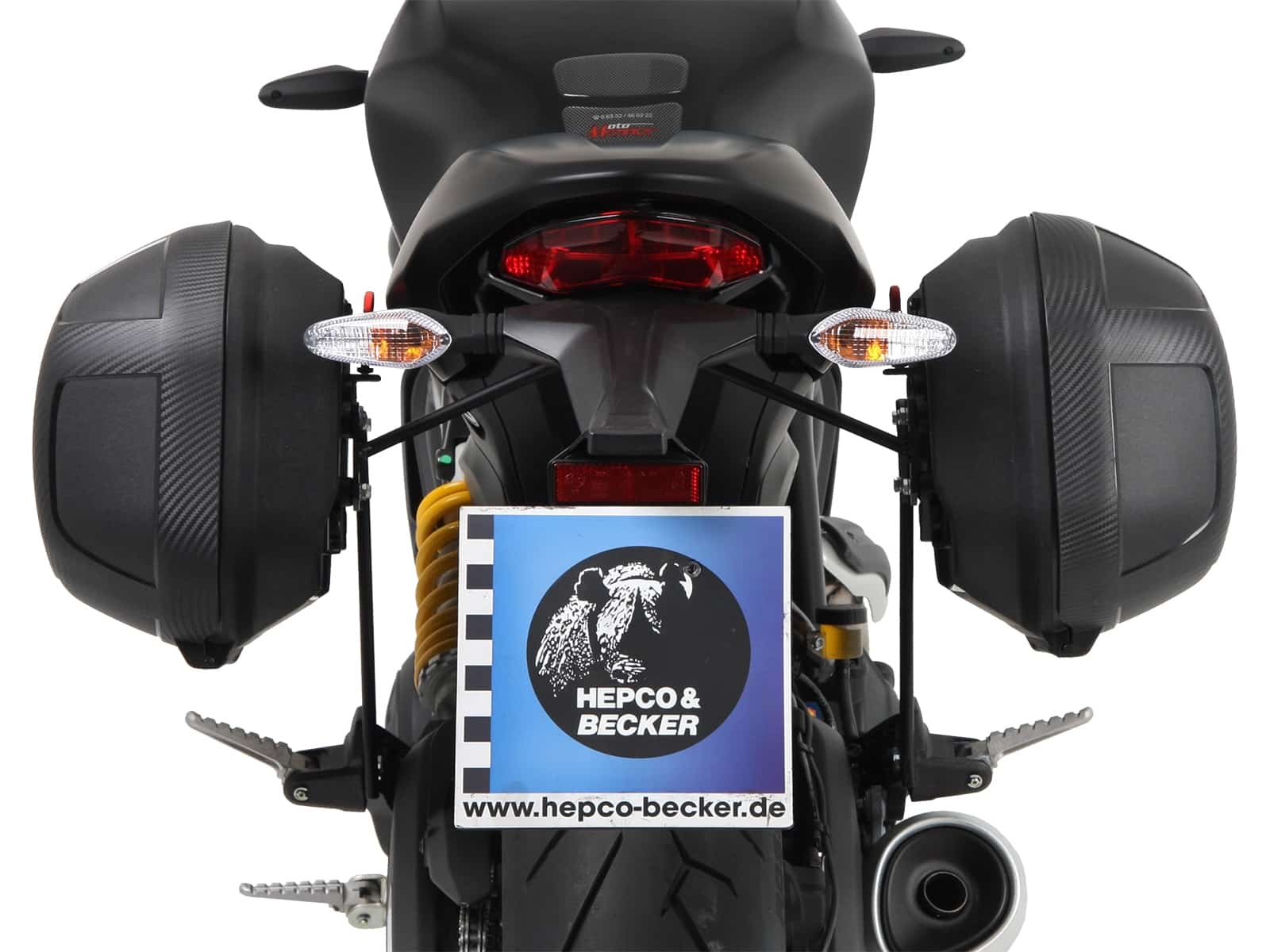 C-Bow sidecarrier black for Ducati Monster 797 (2017-)