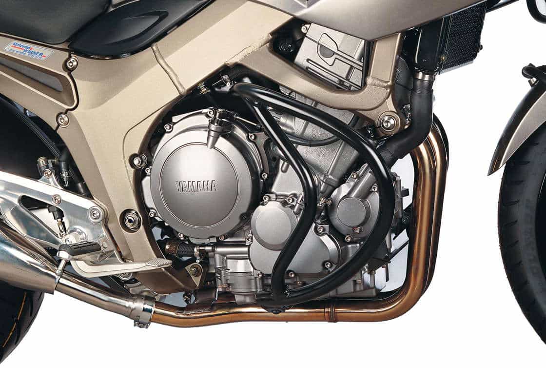 Engine protection bar black for Yamaha TDM 900/A (2002-2013)