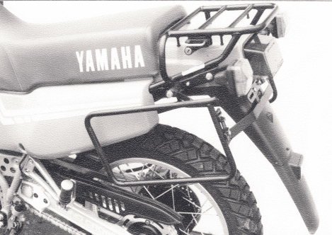 Sidecarrier permanent mounted black for Yamaha XT 600 Ténéré (1988-1990)