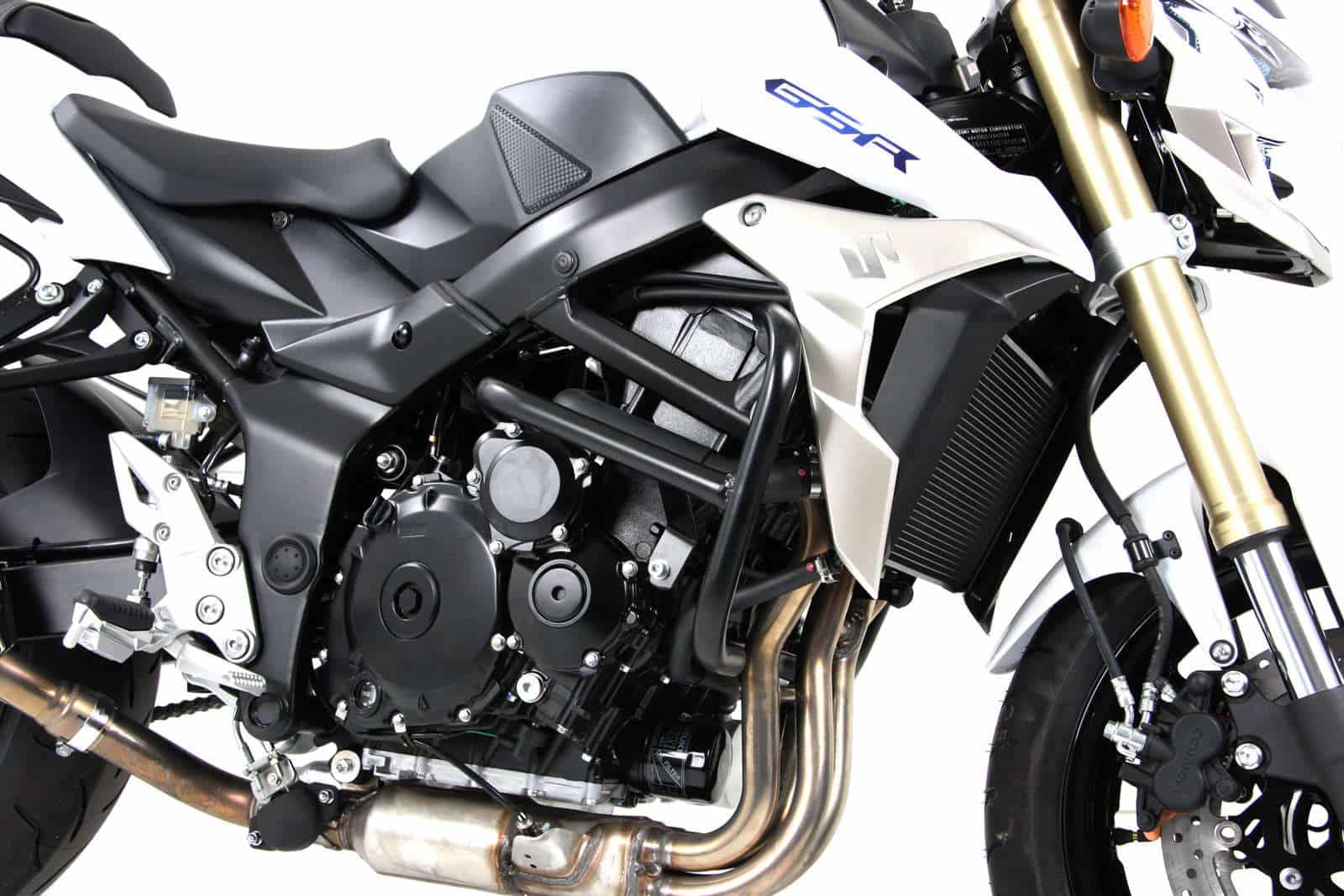 Engine protection bar black for Suzuki GSR 750 (2011-2016)
