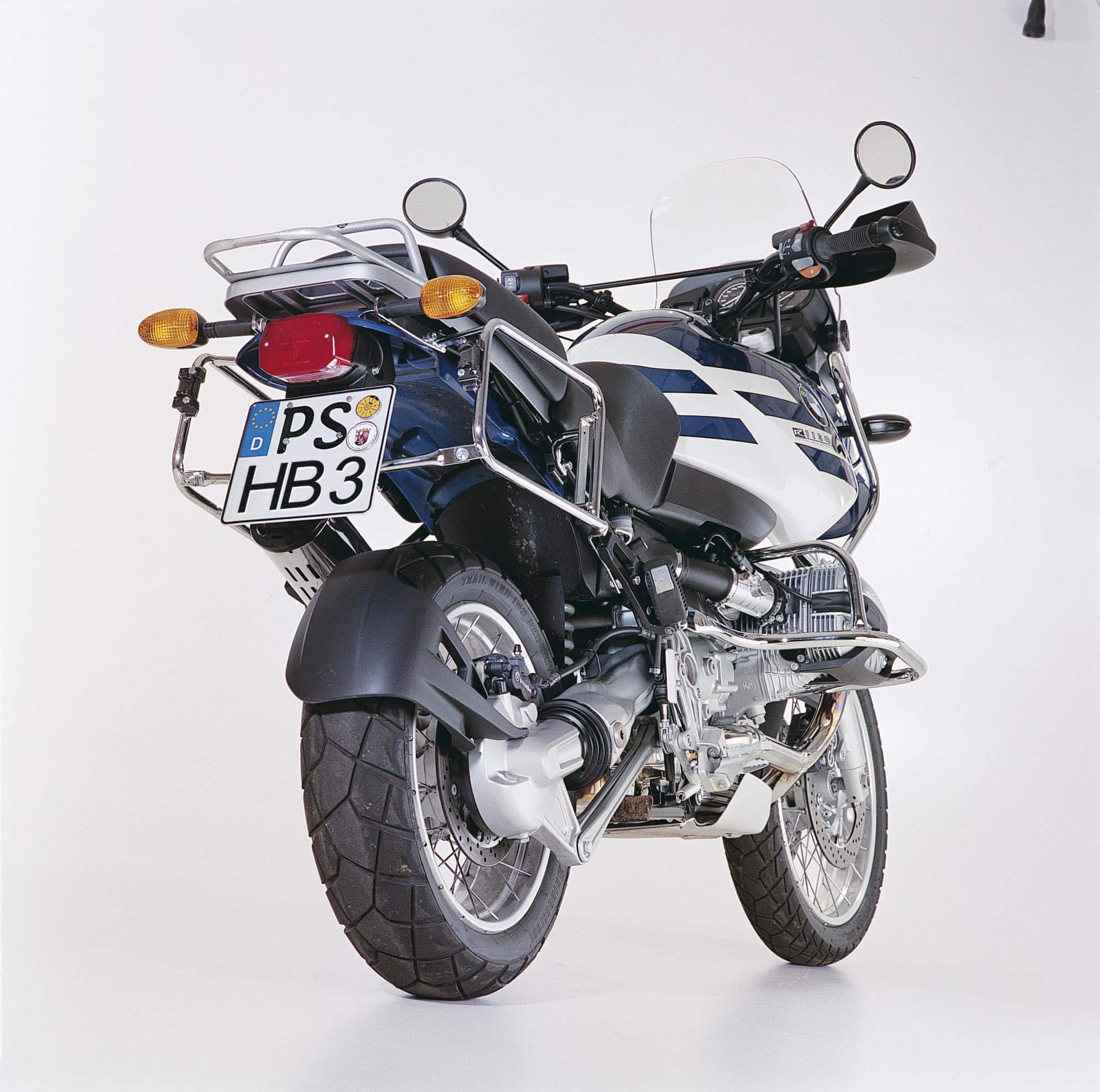Sidecarrier permanent mounted black for BMW R 1150 GS (2000-2004)