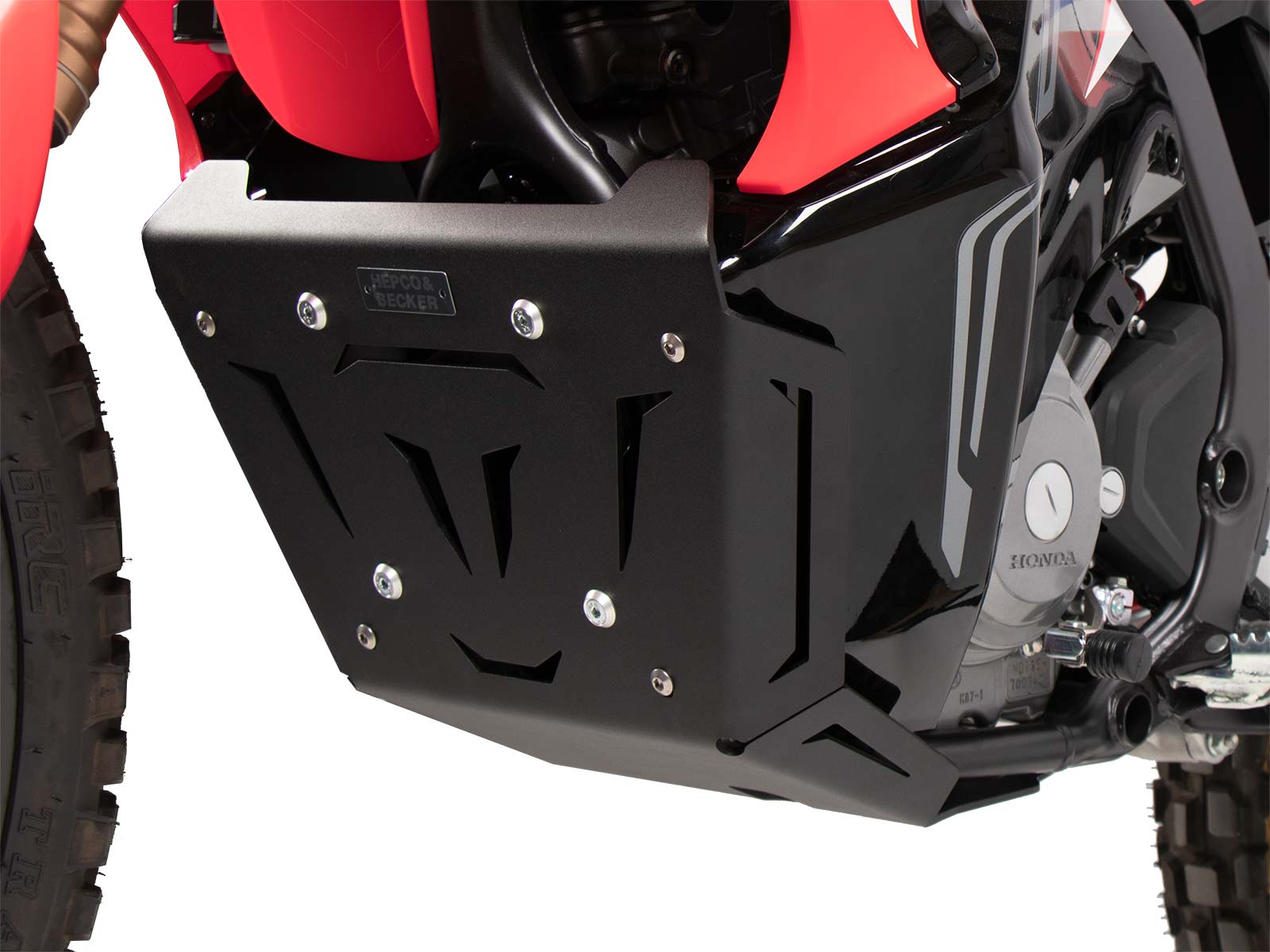 Engine protection plate black for Honda CRF 300 Rally (2021-)