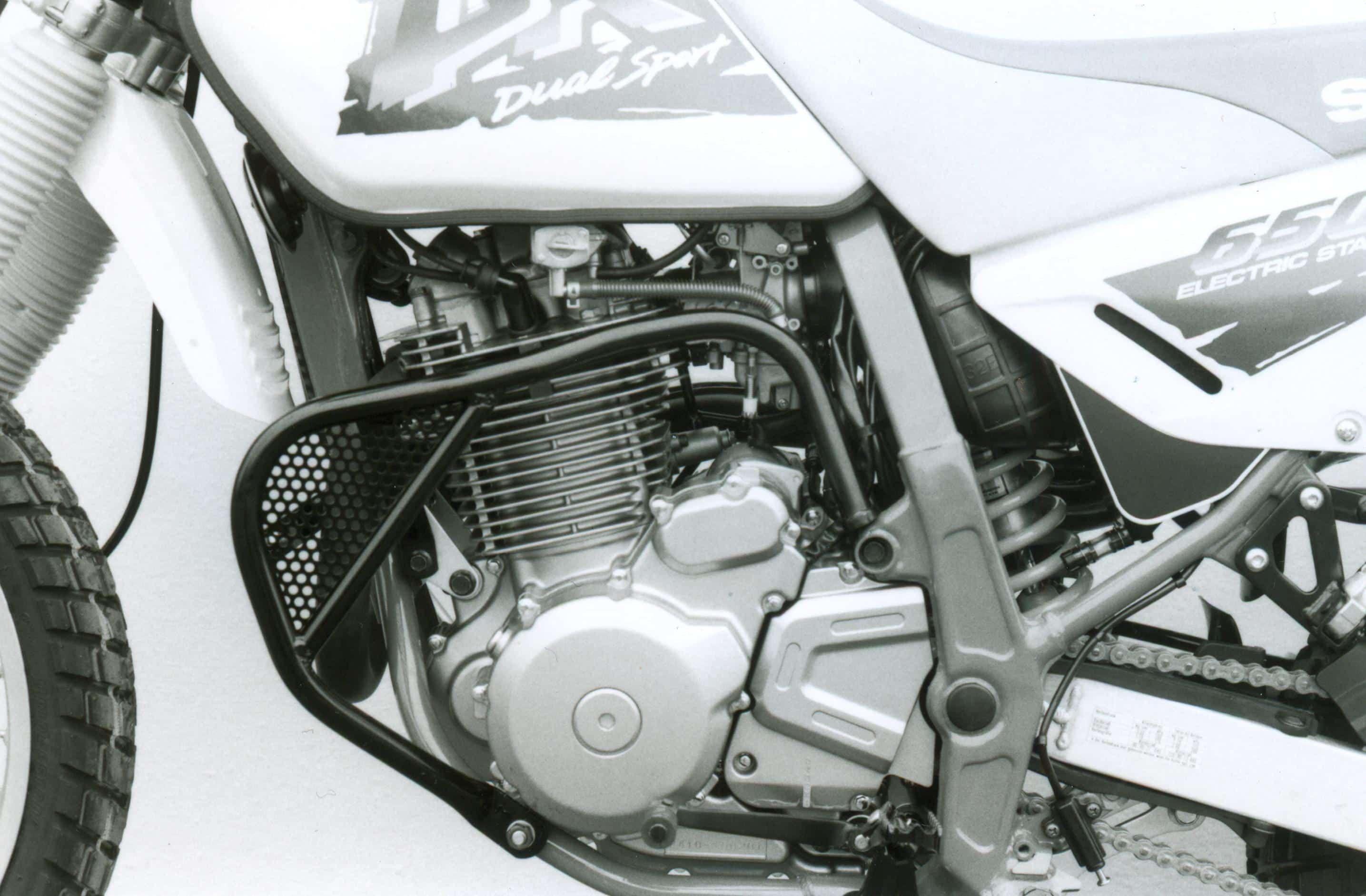 Engine protection bar black for Suzuki DR 650 SE (1996-2000)