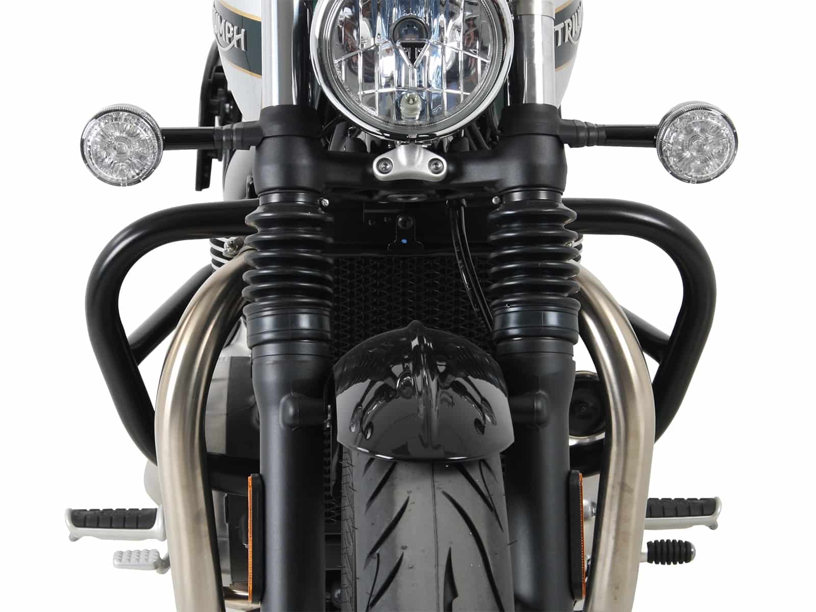 Engine protection bar black for Triumph Bonneville Bobber (2017-)