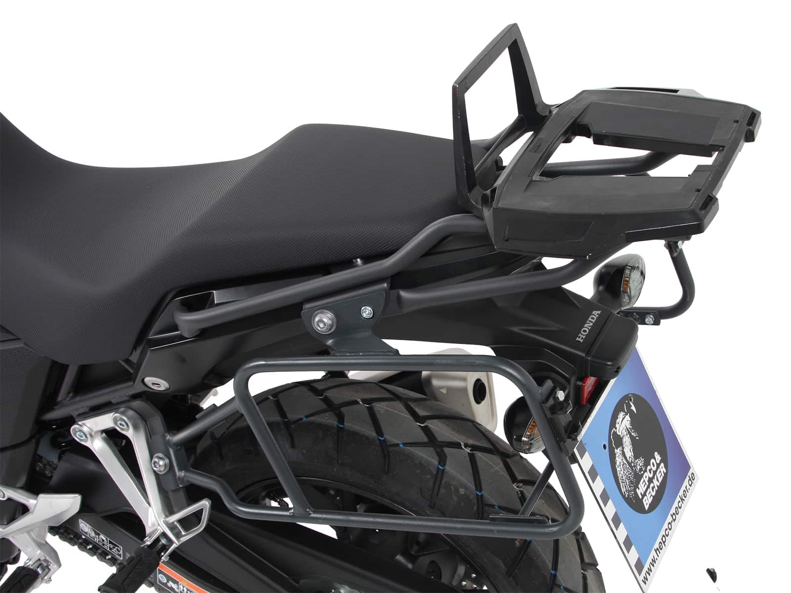 Alurack top case carrier anthracite/black for Honda CB 500 X (2017-2018)