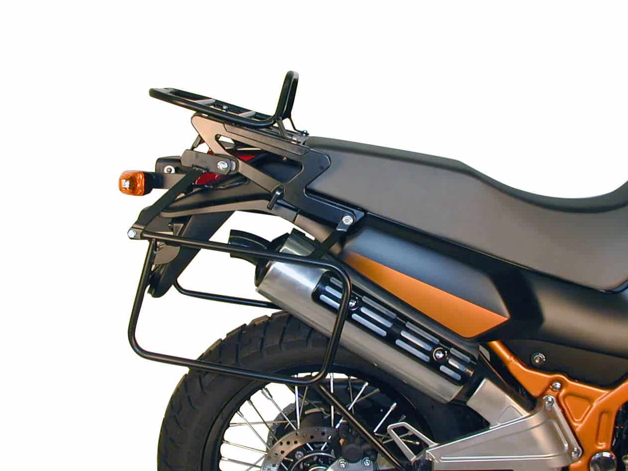 Sidecarrier permanent mounted black for Kawasaki KLE 500 (1991-2007)