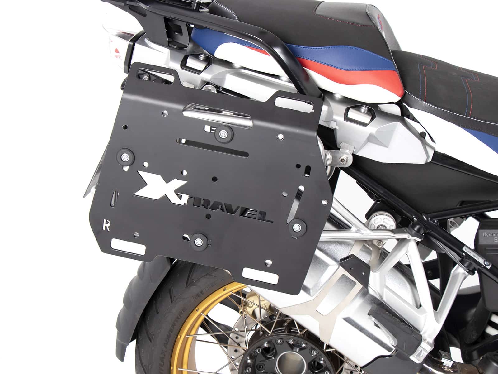 Mounting kit for Xtravel Basic universal holding plates to Touratech sidecase carrier