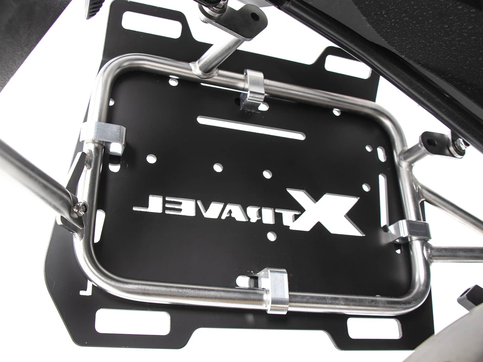 Mounting kit for Xtravel Basic universal holding plates to Touratech sidecase carrier