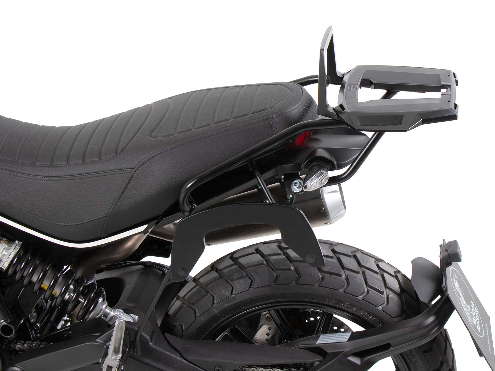 Alurack top case carrier black for Ducati Scrambler 1100 Dark Pro/Pro/Sport Pro (2021-)