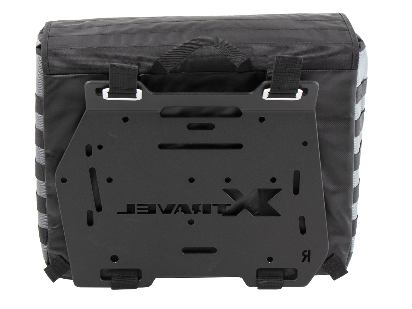Sidebag Xtravel Basic (single bag) right side incl. 1x universal holding plate for side carrier