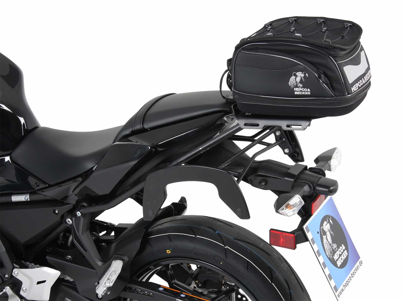 Minirack soft luggage rear rack for Kawasaki Ninja 650 (2017-)