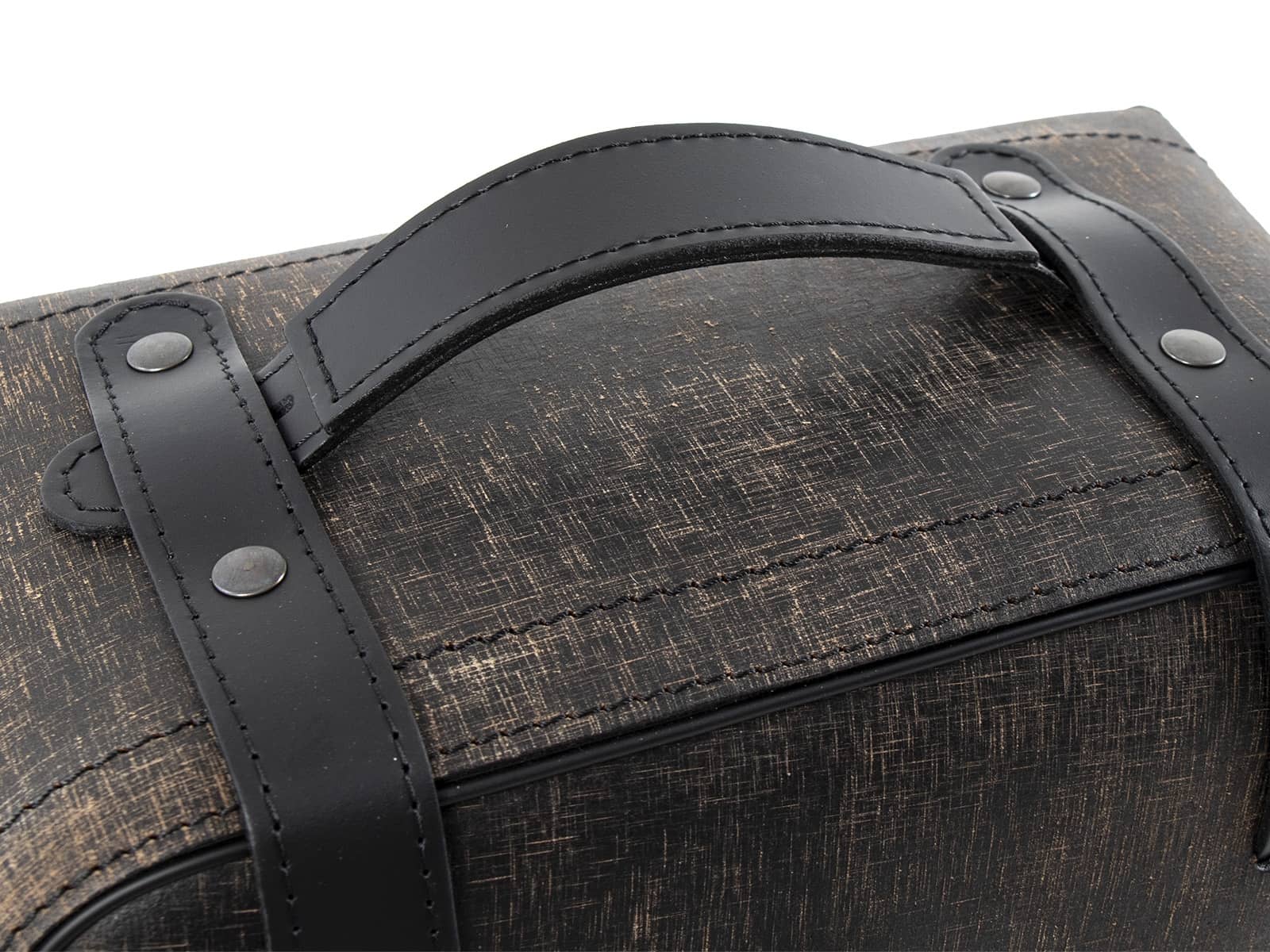 Rugged leather bag set brown for C-Bow holder