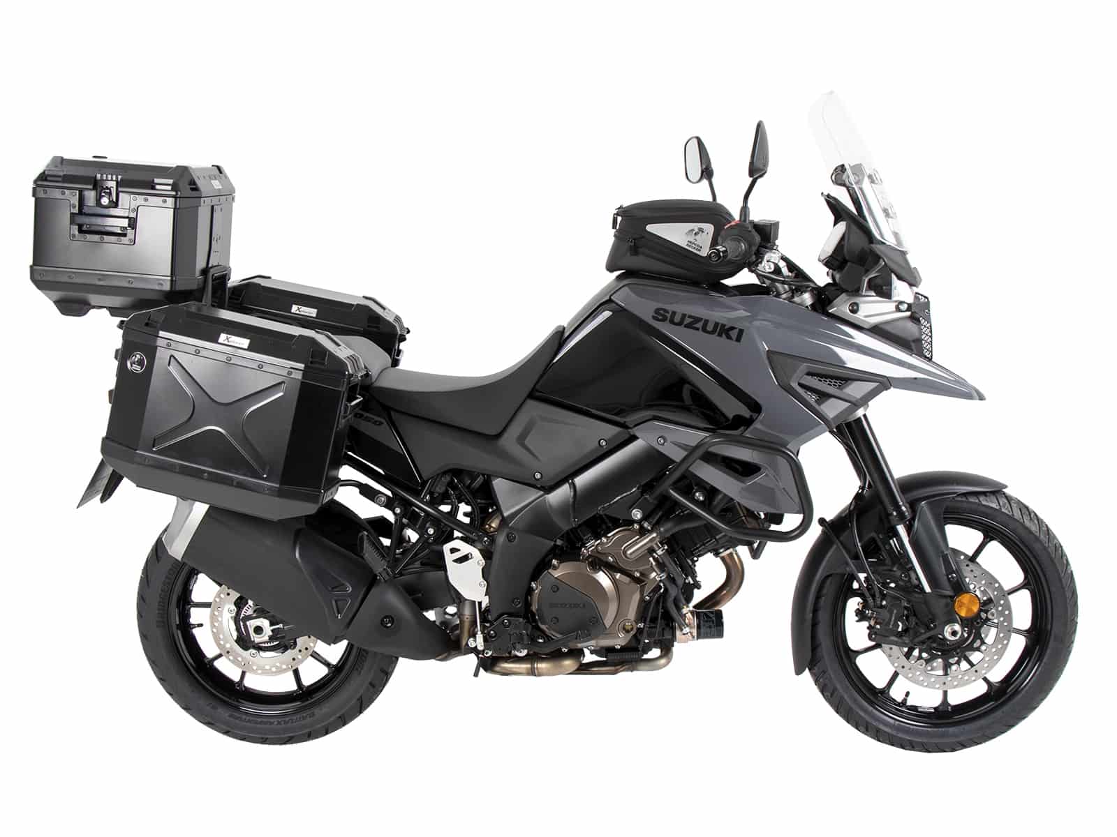 Sidecarrier permanent mounted black for Suzuki V-Strom 1050/XT (2020-2022)