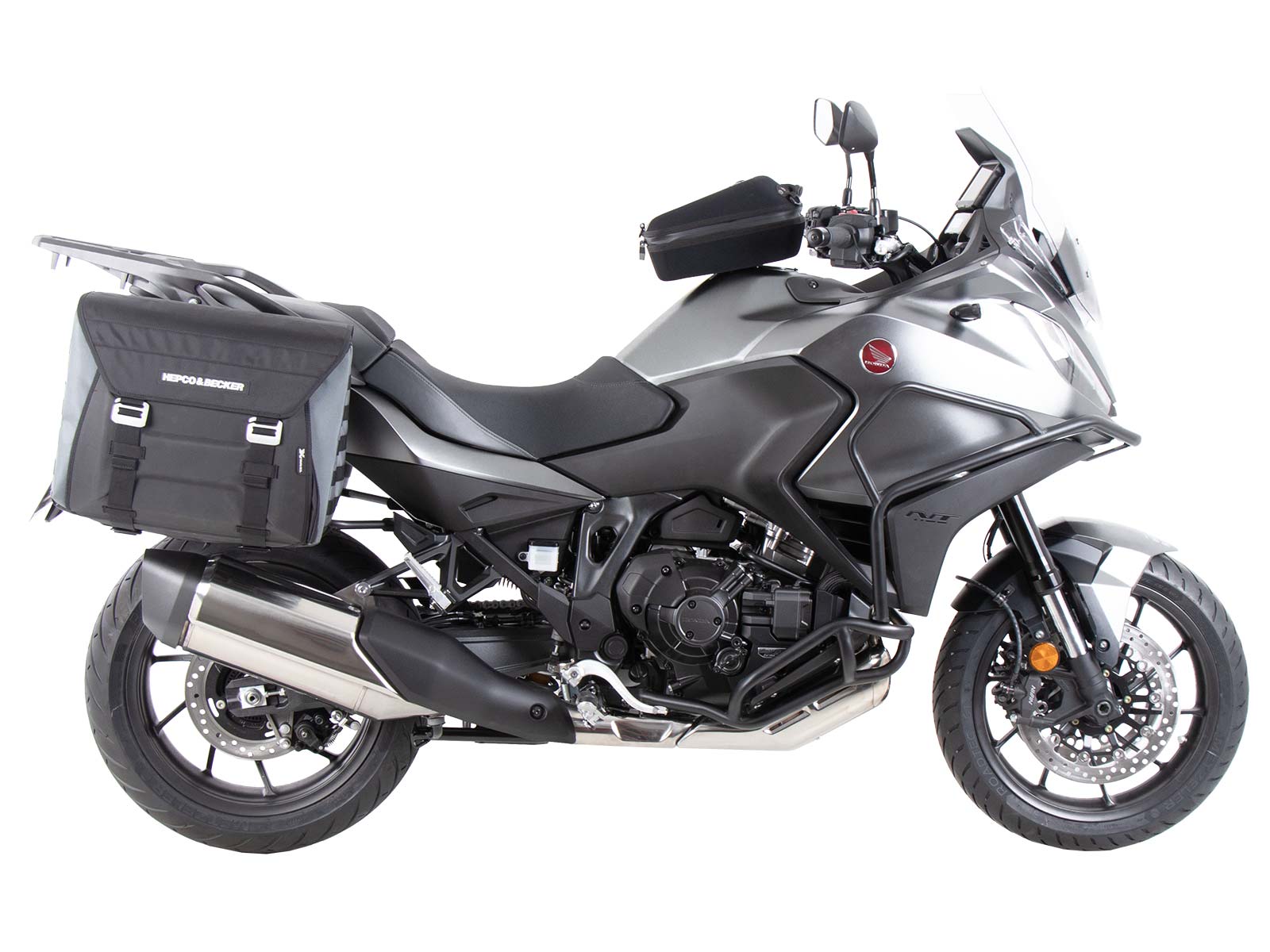 Sidecarrier permanent mounted black for Honda NT 1100 (2022-)