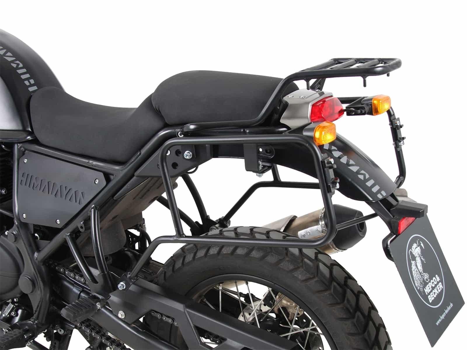 Sidecarrier permanent mounted black for Royal Enfield Himalayan (2018-)