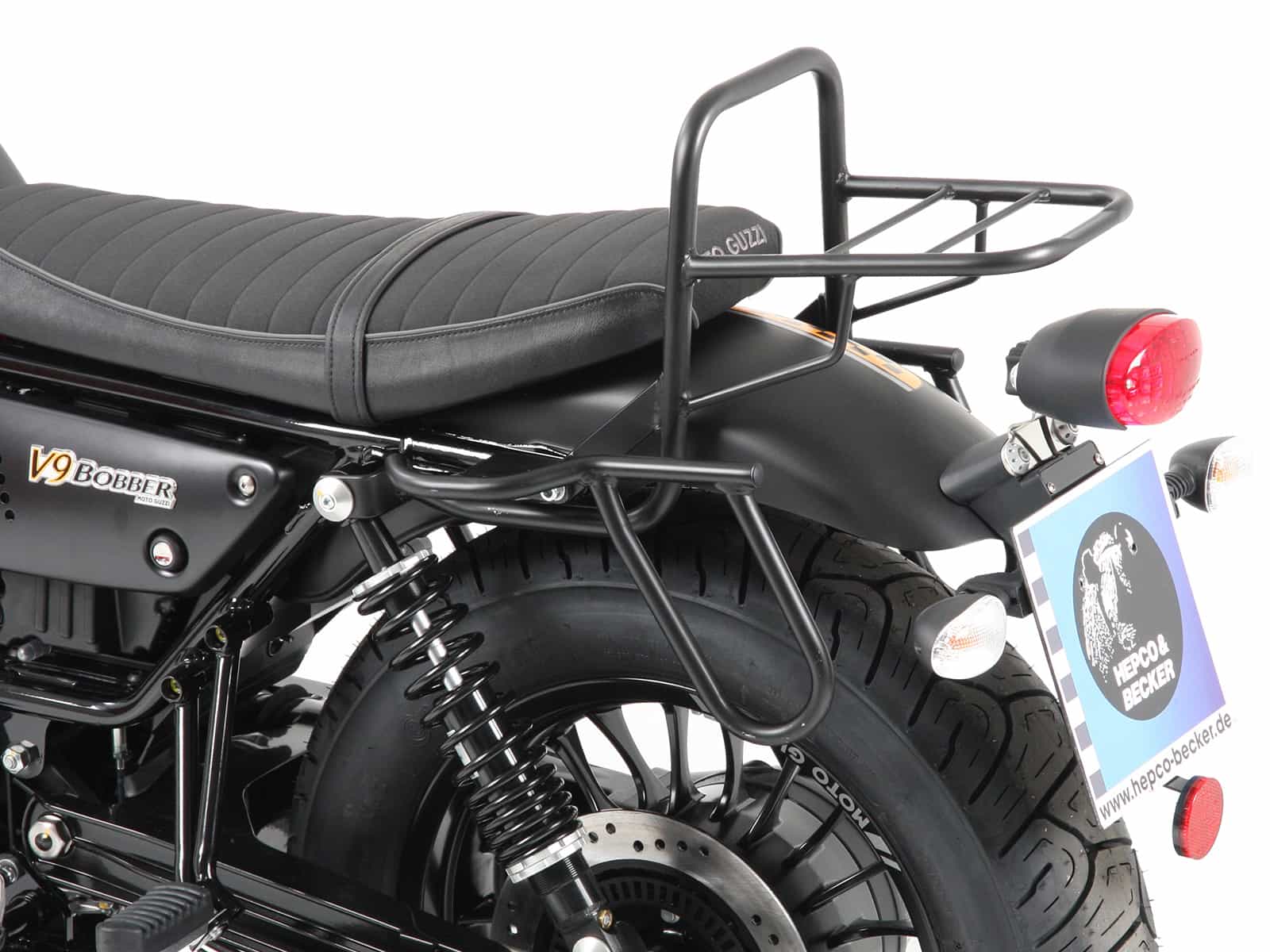 Leatherbag tube carrier Cutout for Moto Guzzi V 9 Bobber (2016-2020)  / Bobber Sport (2019-2020)
