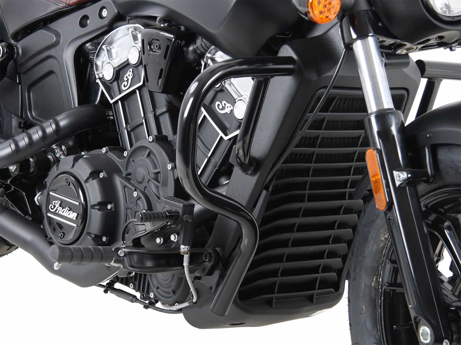 Engine protection bar black for Indian Scout Bobber / Sixty / Twenty / Rogue (2017-)