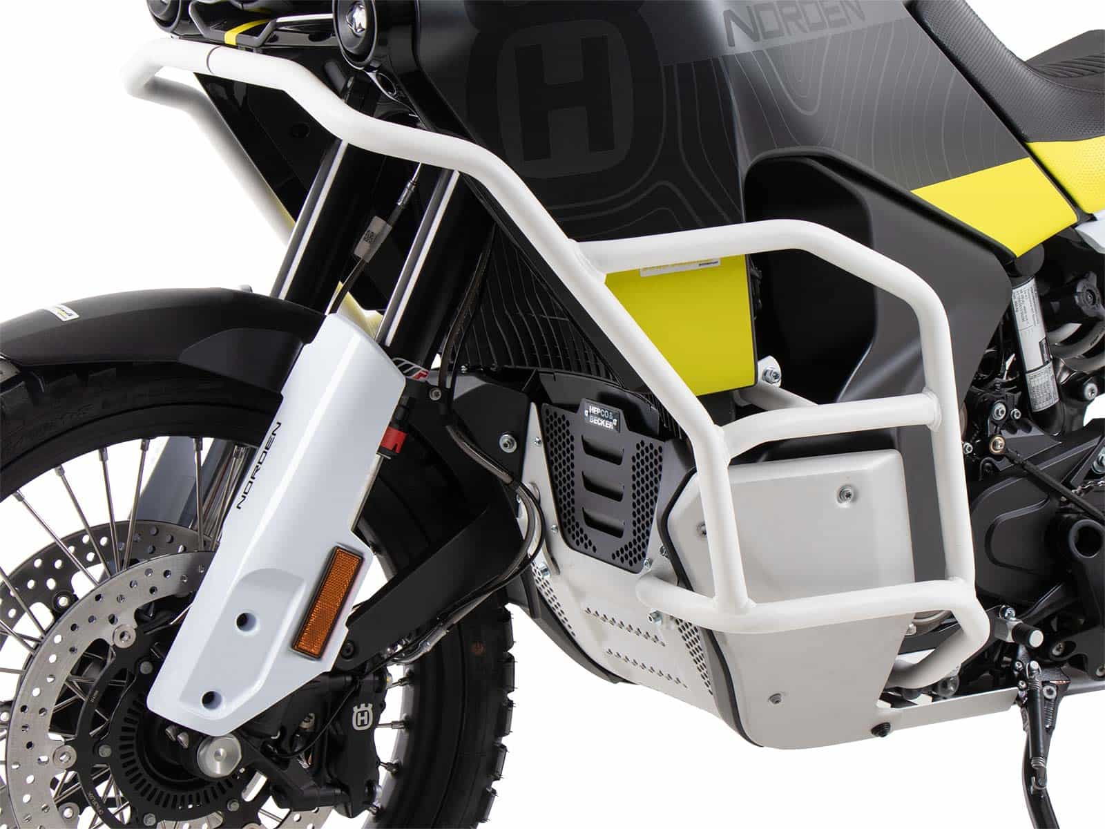 Engine protection bar "Solid" white for Husqvarna Norden 901 / Expedition (2022-)