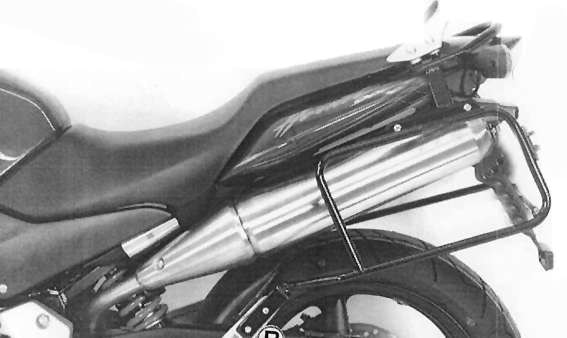 Sidecarrier permanent mounted black for Honda CB 900 Hornet (2002-2005)