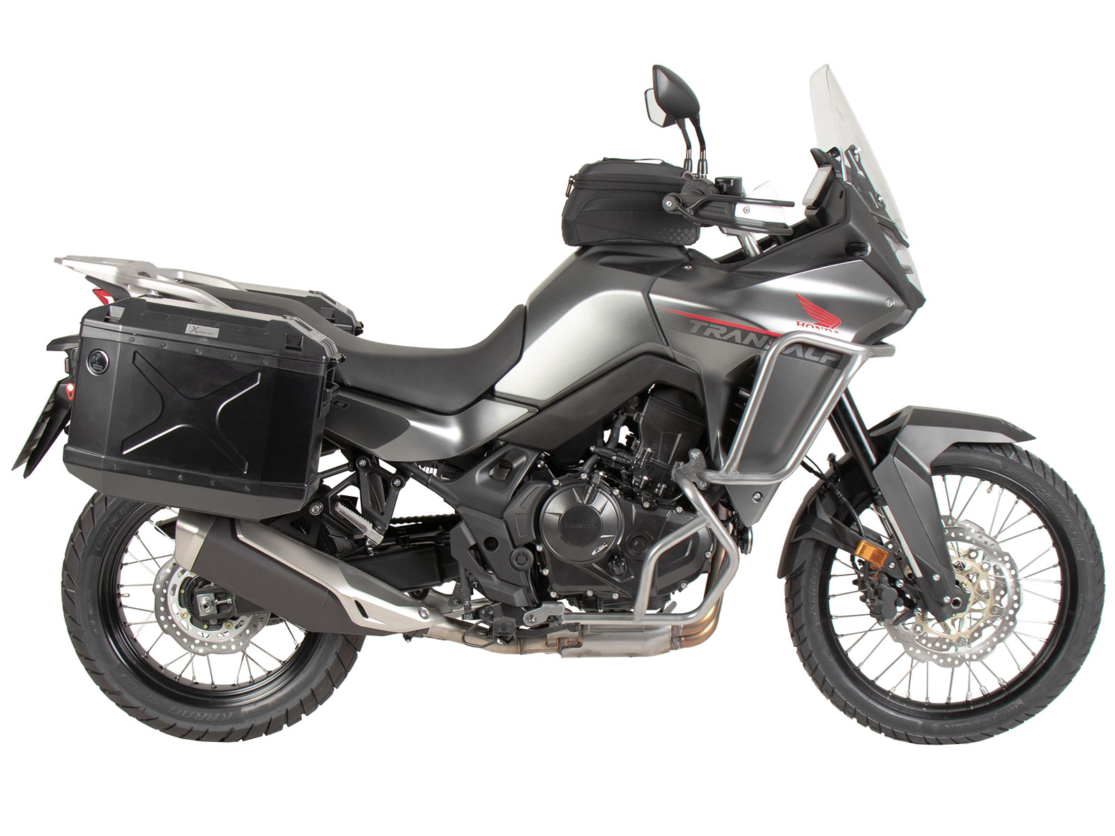 Sidecarrier permanent mounted black for Honda XL 750 Transalp (2023-)