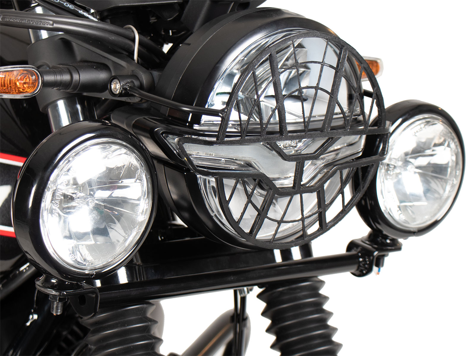 Twinlight-Set - black for Moto Guzzi V7 Stone Special edition (850ccm) (2022-)