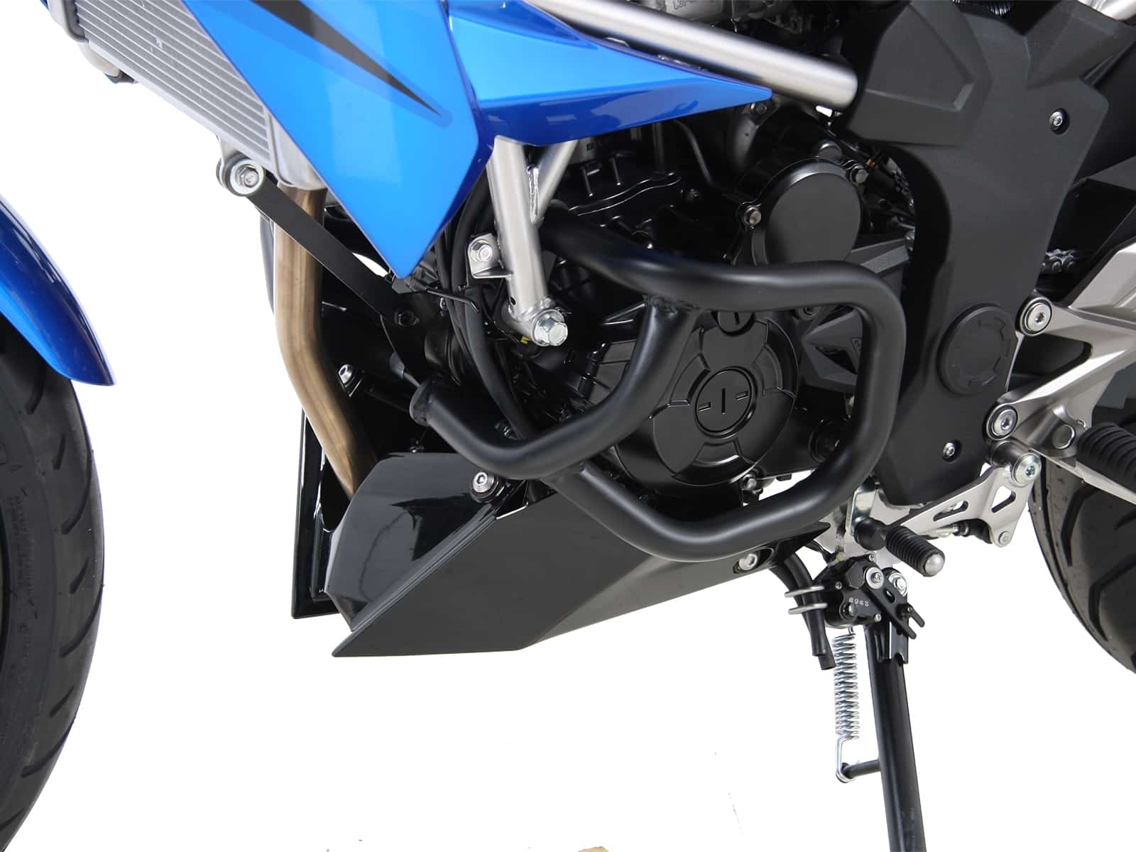 Engine protection bar black for Kawasaki Z125 (2018-2020)
