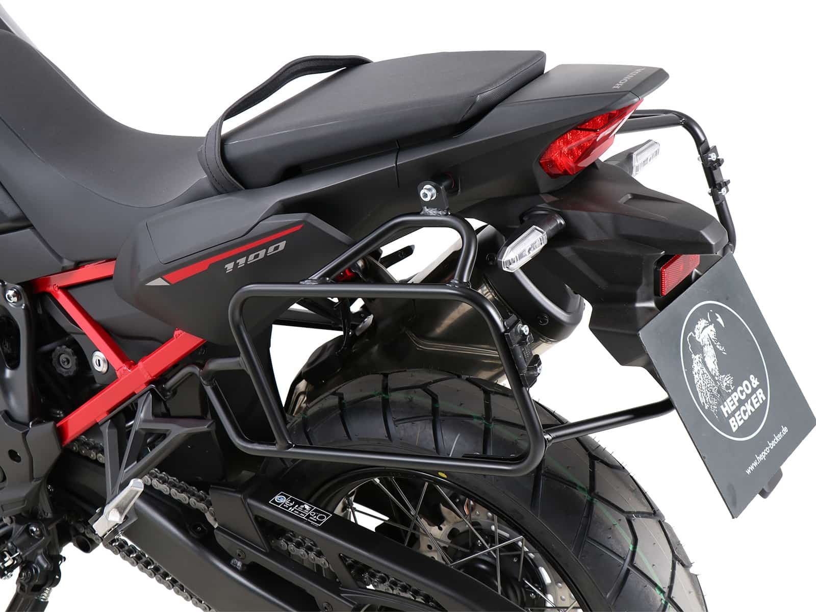 Sidecarrier permanent mounted black for Honda CRF 1100 L Africa Twin (2019-)