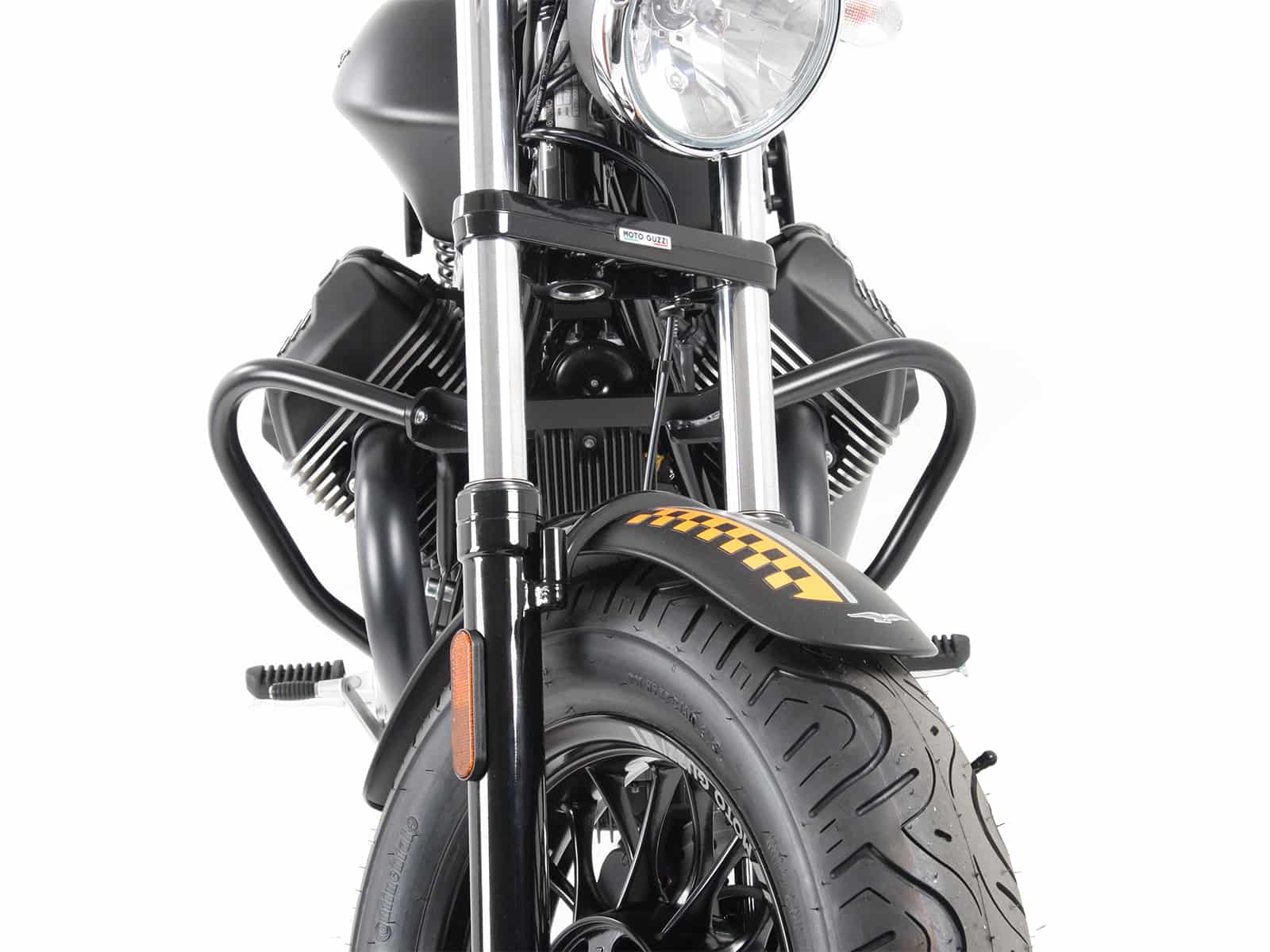 Engine protection bar black for Moto Guzzi V 9 Bobber/Sport (2016-2020)