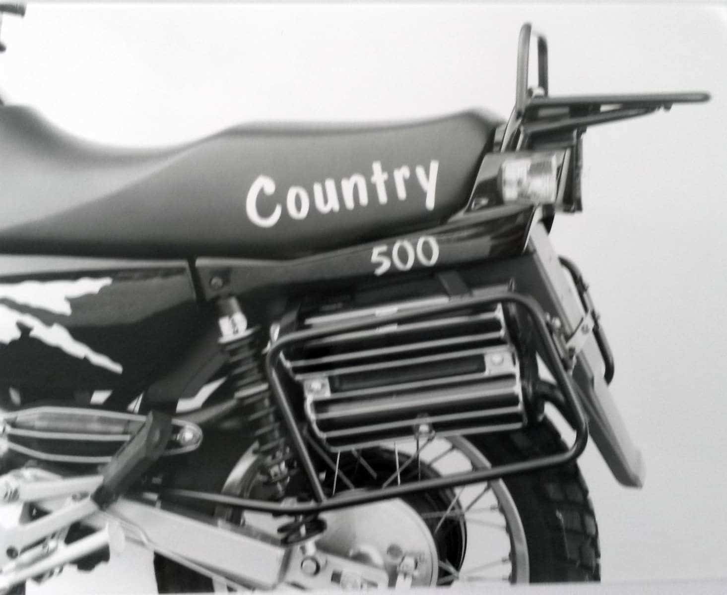Sidecarrier permanent mounted black for MZ Country (1993-1998)