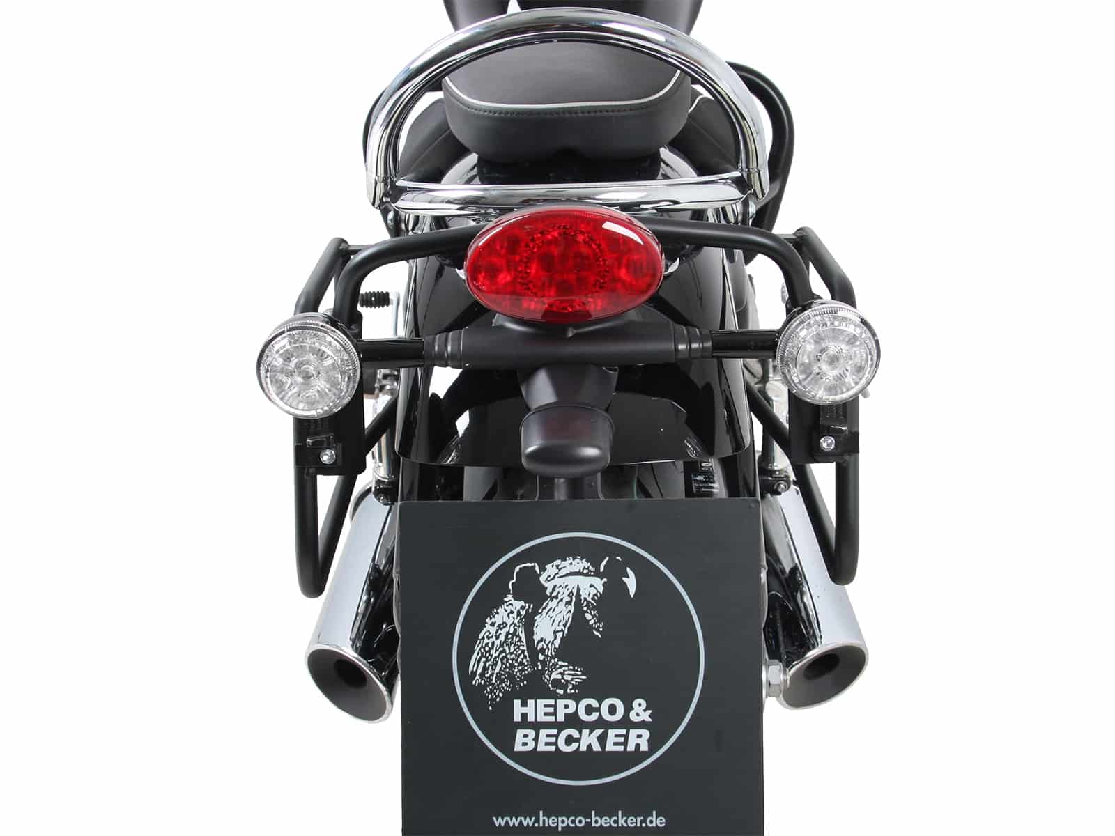 Sidecarrier permanent mounted black for Triumph Bonneville Speedmaster (2018-)