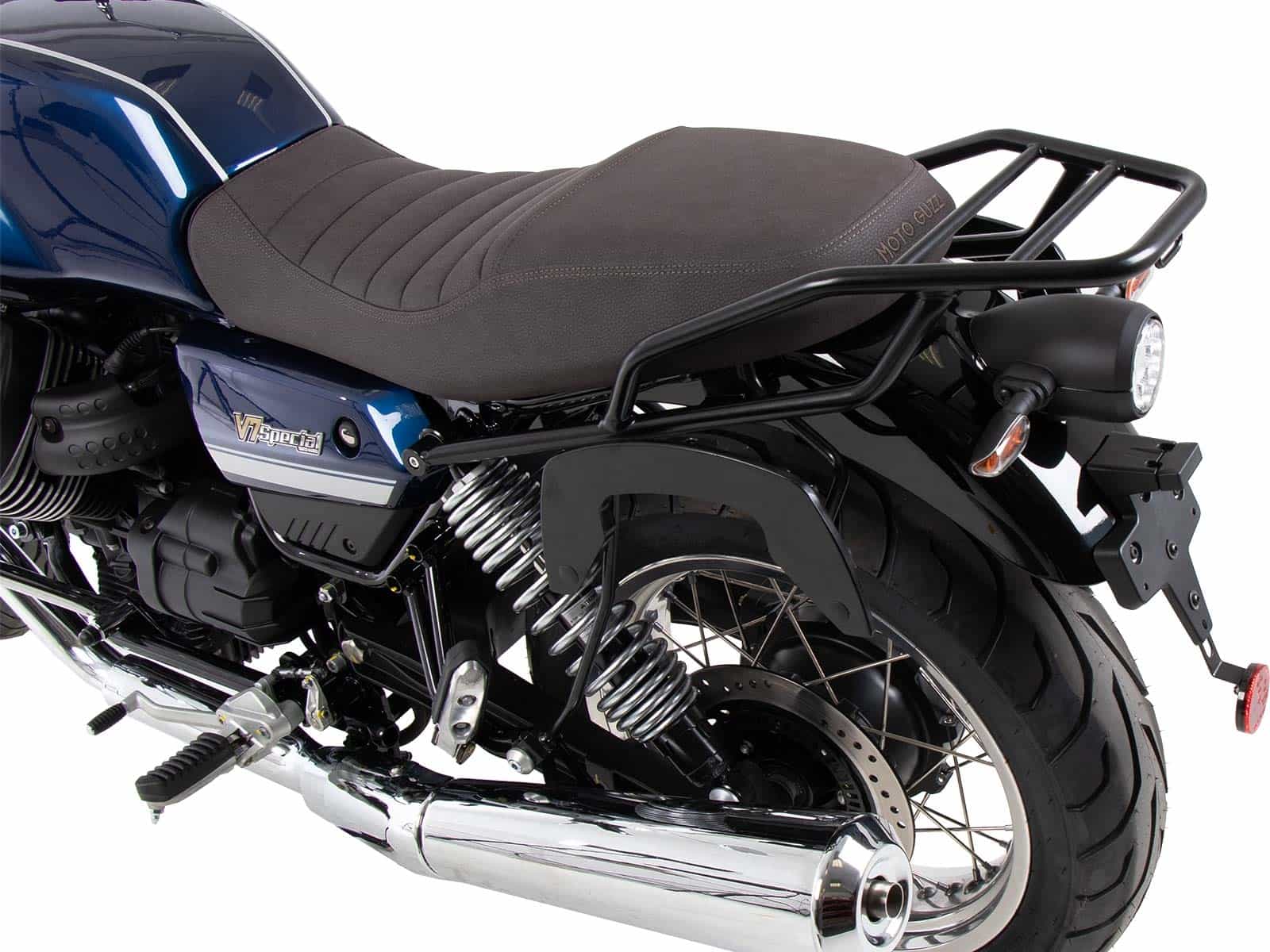 Tube rear rack black for Moto Guzzi V7 Stone / Special (850 ccm) (2021-)