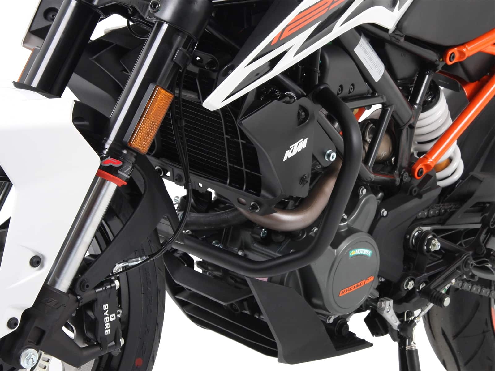 Engine protection bar black for KTM 125 Duke (2017-2020)