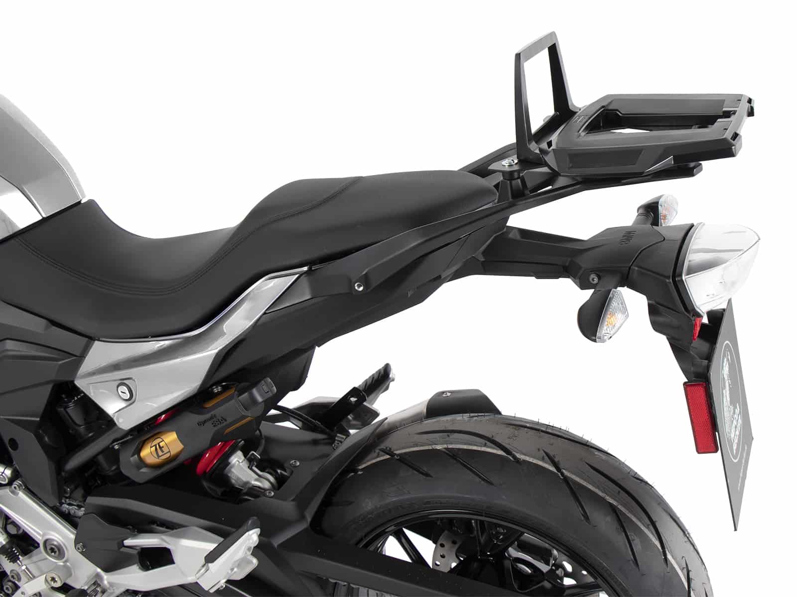 Alurack top case carrier black for combination with original rear rack for BMW F 900 XR (2020-)