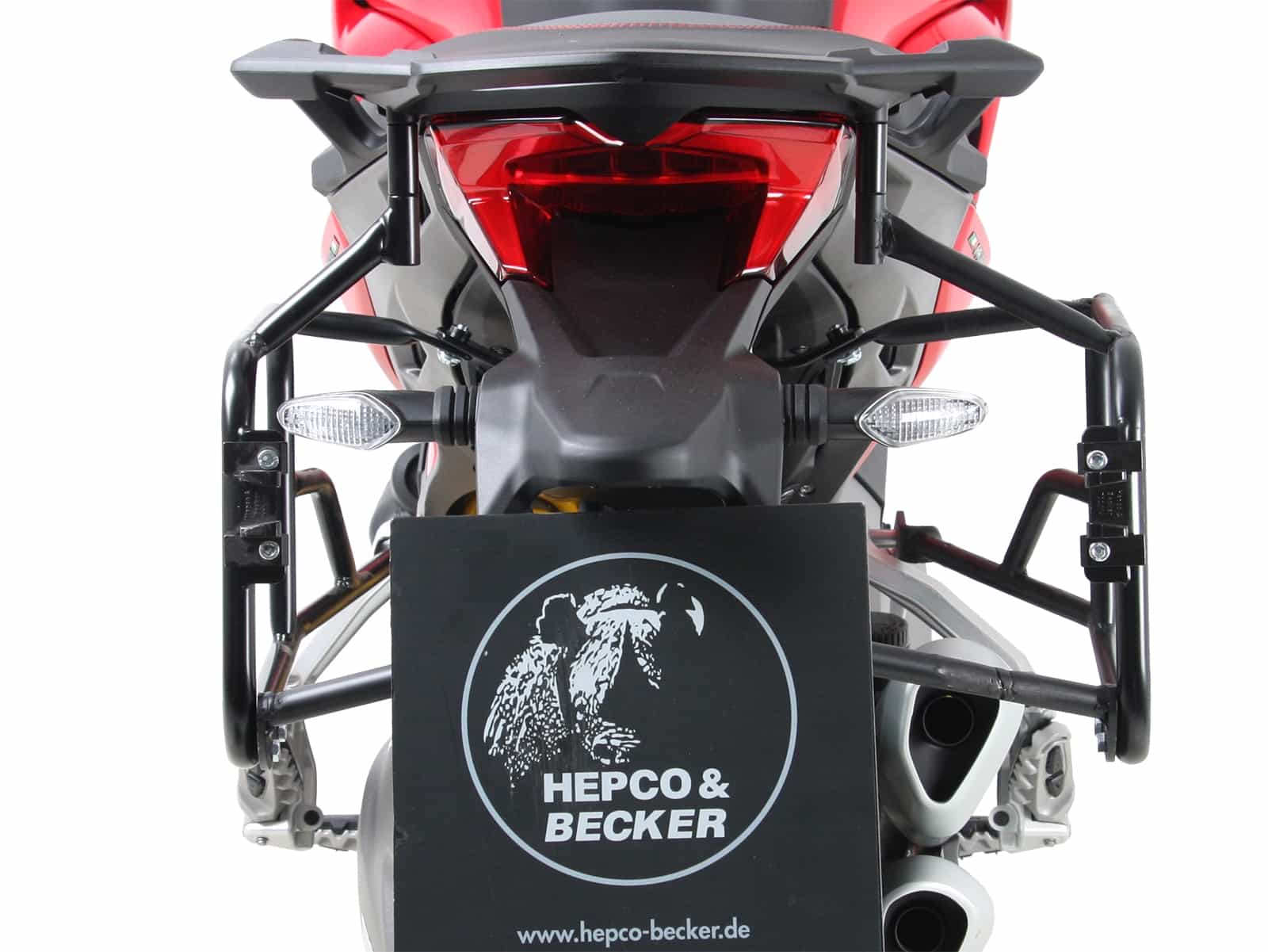 Sidecarrier permanent mounted black for Ducati Multistrada 1260 / S (2018-)