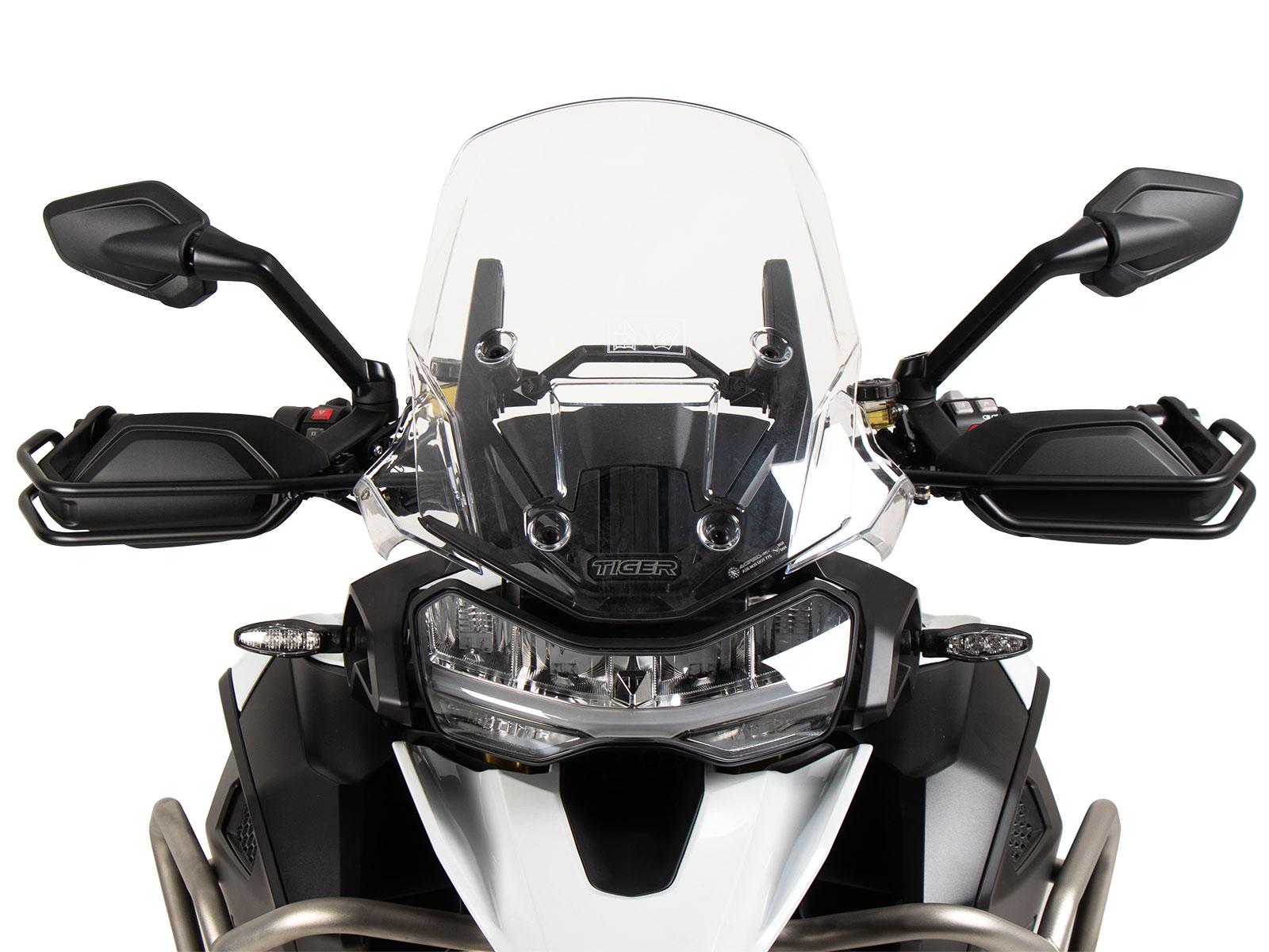 Handle guard set black (left+right side) for Triumph Tiger 1200 Rally Explorer / GT Explorer / GT Pro / Rally Pro / GT (2022-)