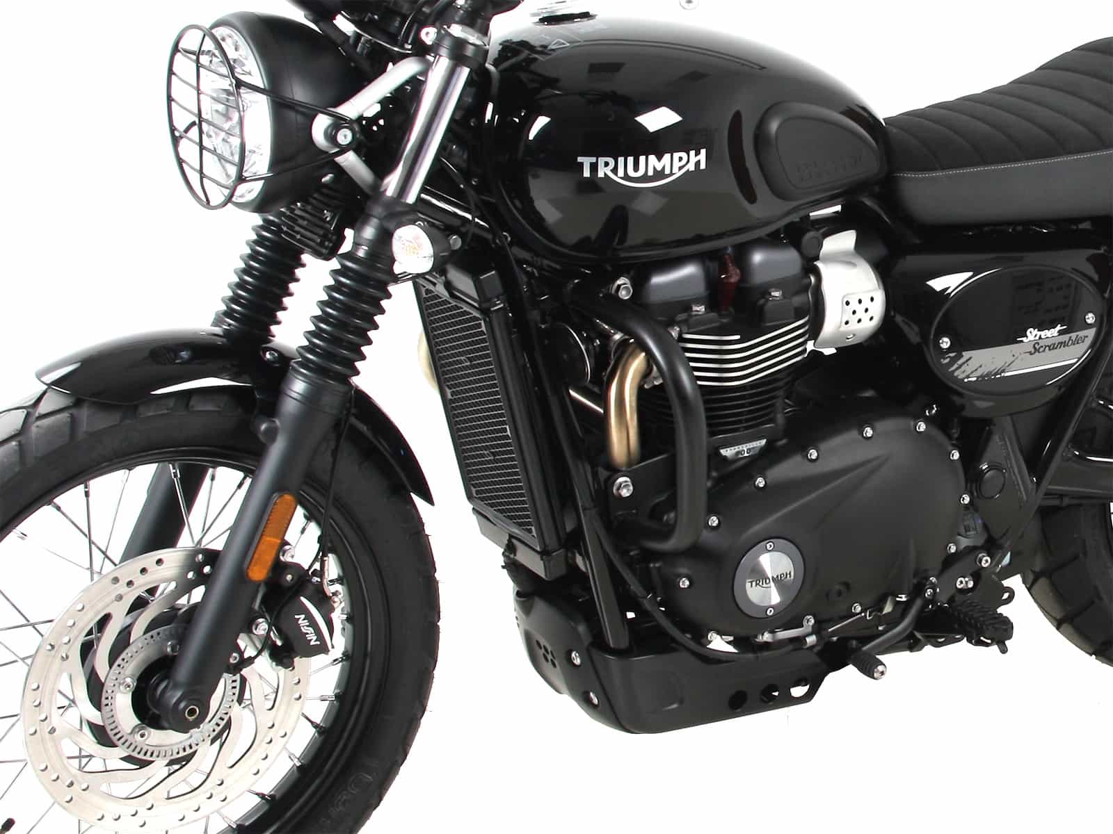 Engine protection bar black for Triumph Street Scrambler (2017-)