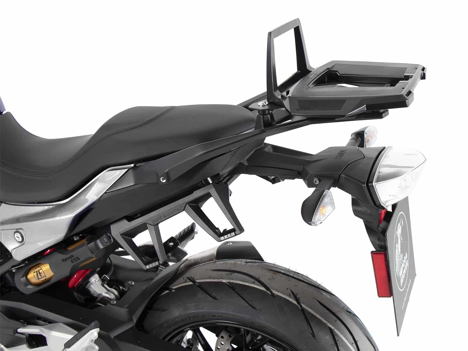 Alurack top case carrier black for combination with original rear rack for BMW F 900 XR (2020-)