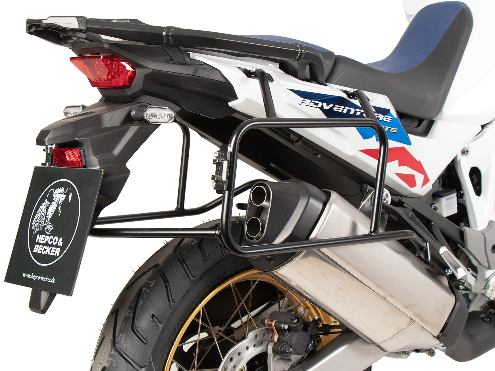 Sidecarrier permanent mounted black for Honda CRF 1100L Africa Twin Adventure Sports (2024-)
