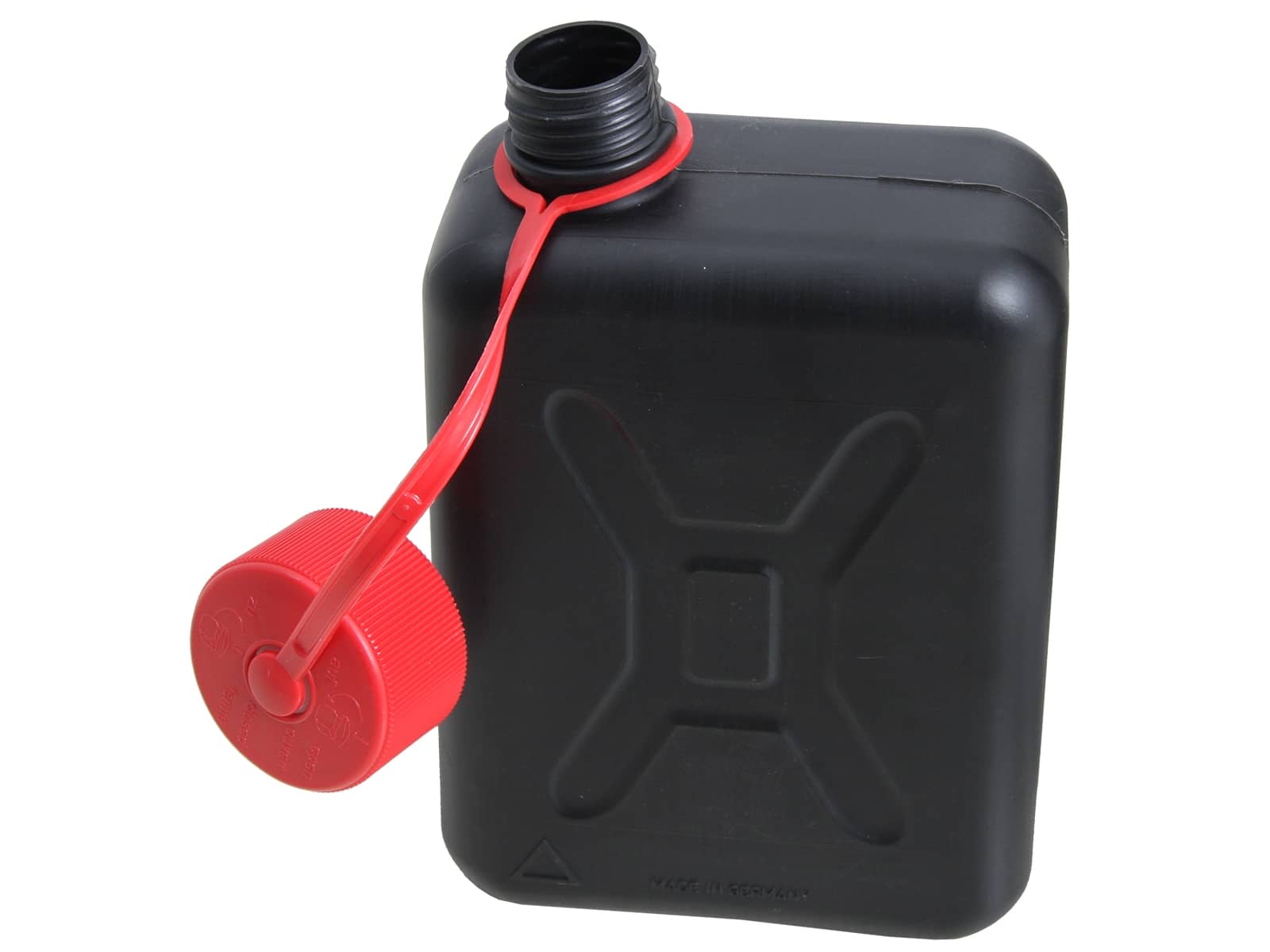 2 ltr. fuel canister incl. Universal bracket and mounting kit