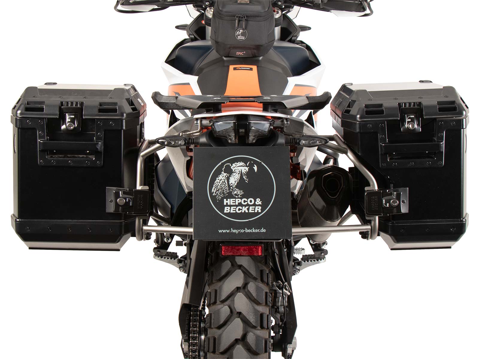 Side carrier Cutout for Xplorer Cutout cases 40/37 for KTM 890 Adventure / R / Rally (2023-)