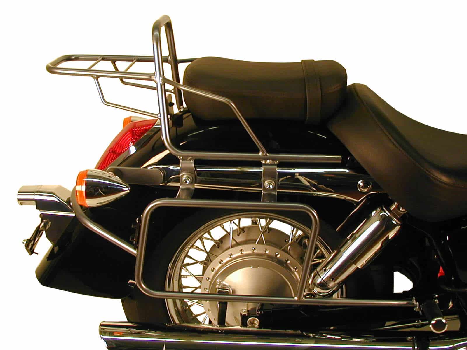 Sidecarrier permanent mounted chrome for Honda VT 750 Shadow (2004-2007)