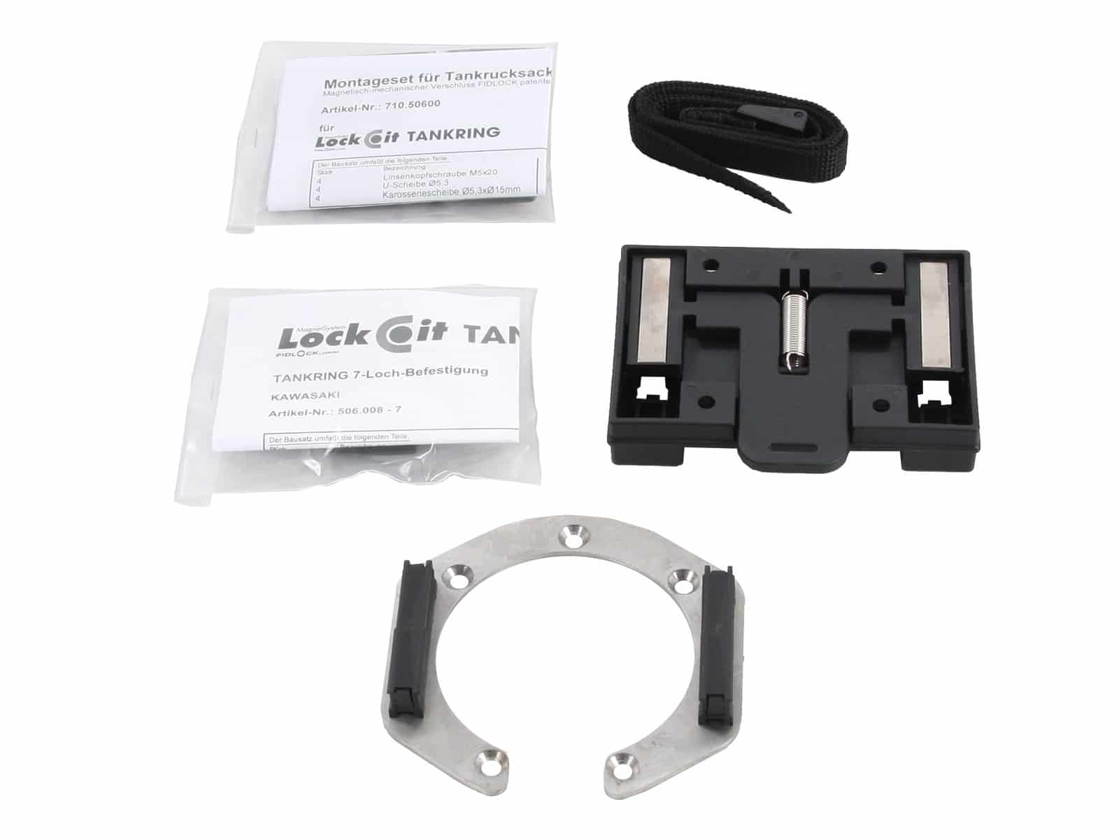 Tankring Lock-it incl. fastener for tankbag for Kawasaki KLE 500 (1991-2007)