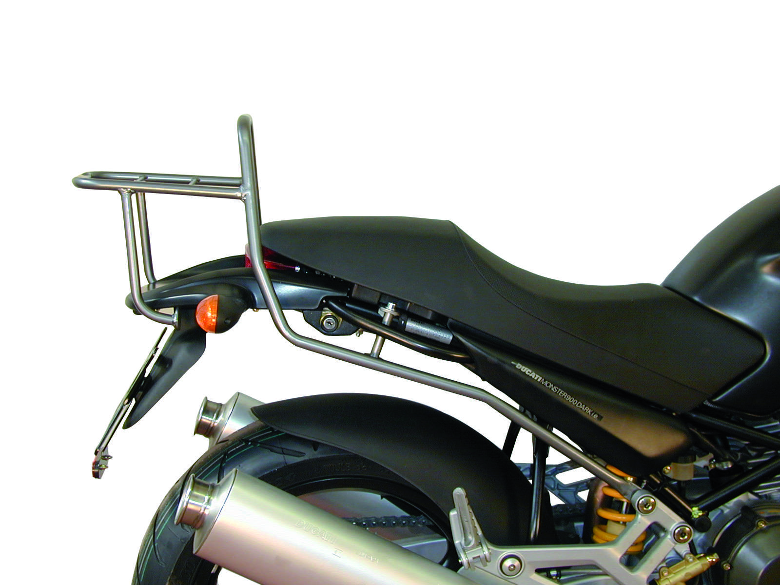 Topcase carrier tube-type black for Ducati Monster 900 i.e. (2000-2005)
