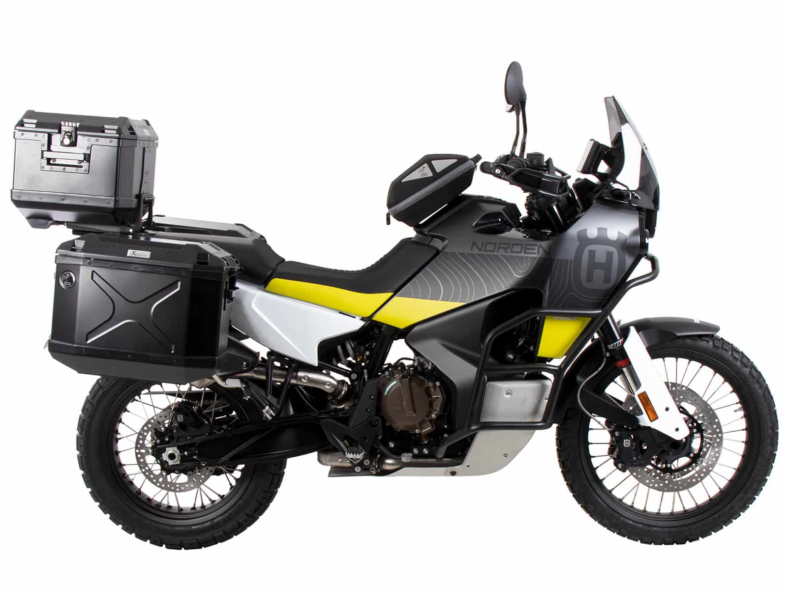 Sidecarrier permanent mounted black for Husqvarna Norden 901 / Expedition (2022-)